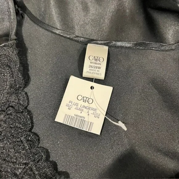 Cato NWT Black Sleeveless Tank Size 26/28 - Picture 8 of 8